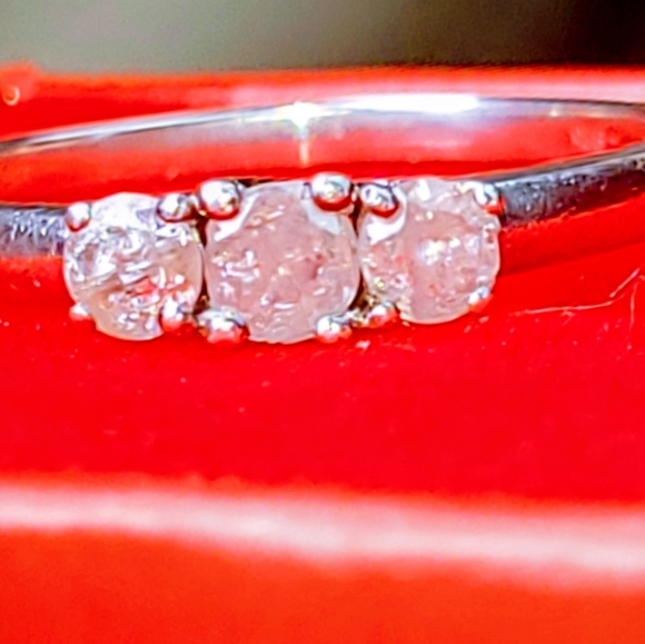 PAST ,PRESENT, AND FUTURE DIAMOND RING - Picture 5 of 8